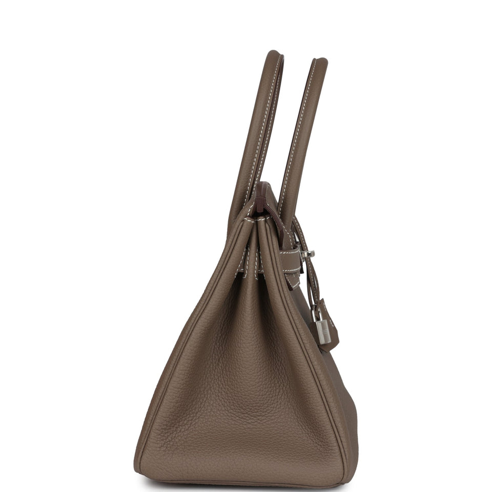 Hermes Birkin 30 Etoupe Togo Palladium Hardware
