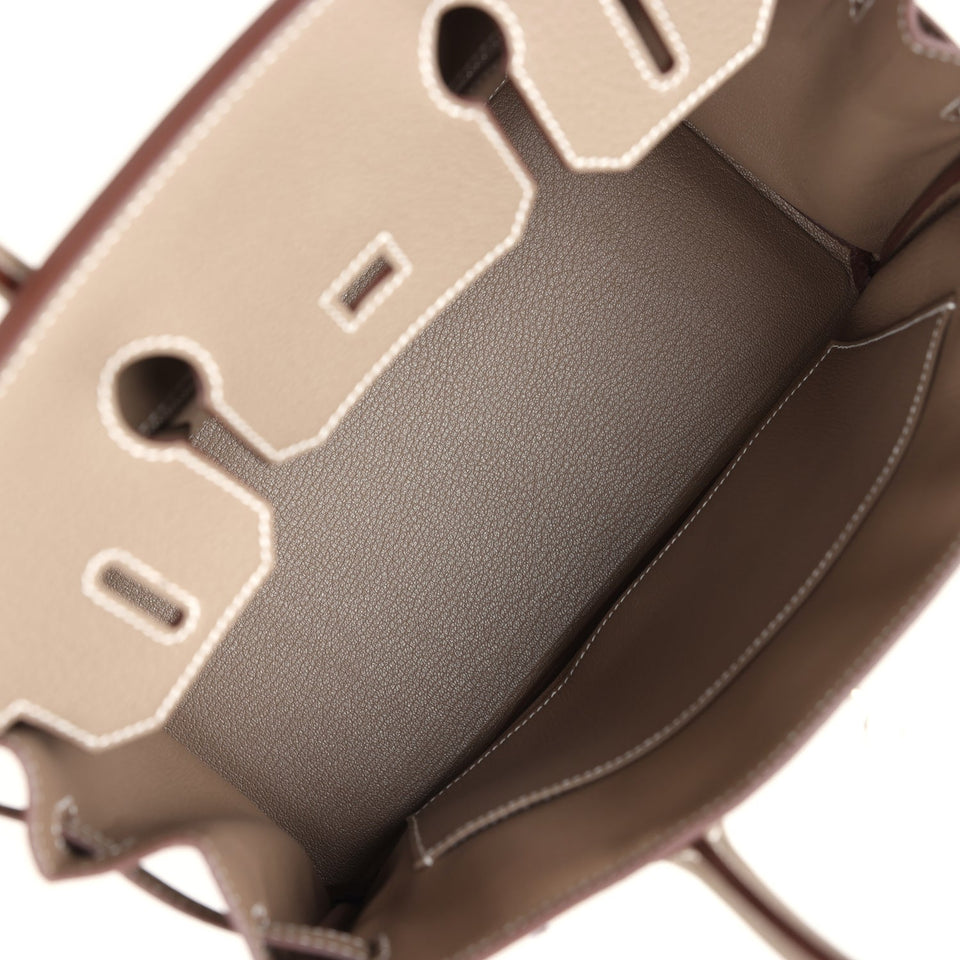 Hermes Birkin 30 Etoupe Togo Palladium Hardware