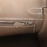 Hermes Birkin 30 Etoupe Togo Palladium Hardware