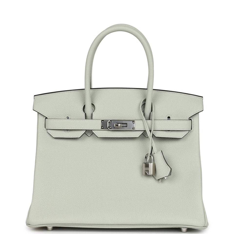 Hermes Birkin 30 Gris Neve Togo Palladium Hardware