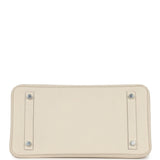 New Hermes Birkin 30 Craie Togo Palladium Hardware