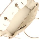 New Hermes Birkin 30 Craie Togo Palladium Hardware