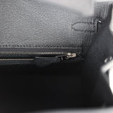 Hermes Birkin Sellier 25 Black Epsom Electrum Hardware