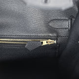 Hermes Birkin 30 Black Togo Gold Hardware