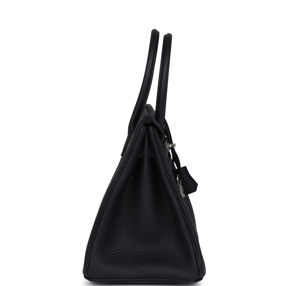 Hermes Birkin 30 Black Togo Palladium Hardware