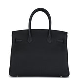 Hermes Birkin 30 Black Togo Palladium Hardware