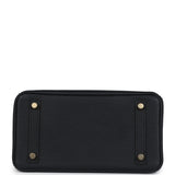 Hermes Birkin 25 Black Togo Gold Hardware