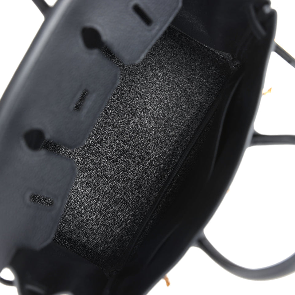 Hermes Birkin 25 Black Togo Gold Hardware