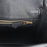 Hermes Birkin 25 Black Togo Gold Hardware