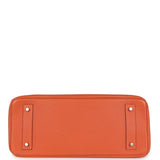 Hermes Shoulder Birkin 42 JPG Orange Clemence Palladium Hardware