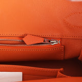 Hermes Shoulder Birkin 42 JPG Orange Clemence Palladium Hardware