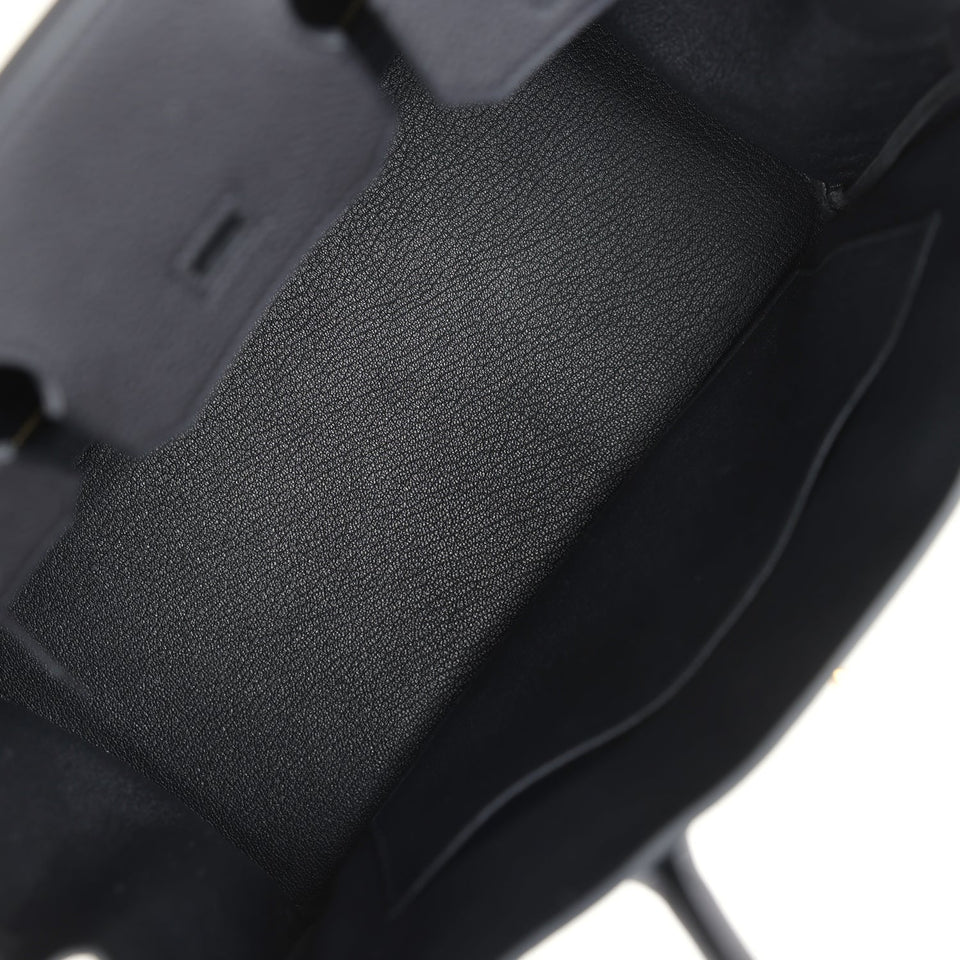 Hermes Birkin 30 Black Togo Gold Hardware