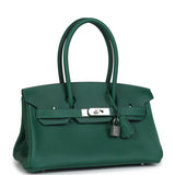 Hermes Shoulder Birkin Light 29 Vert Moyen Evercolor Palladium Hardware