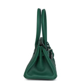 Hermes Shoulder Birkin Light 29 Vert Moyen Evercolor Palladium Hardware