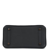 New Hermes Birkin 25 Black Togo Rose Gold Hardware