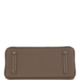 Hermes Shoulder Birkin Light 29 Etoupe Evercolor Gold Hardware