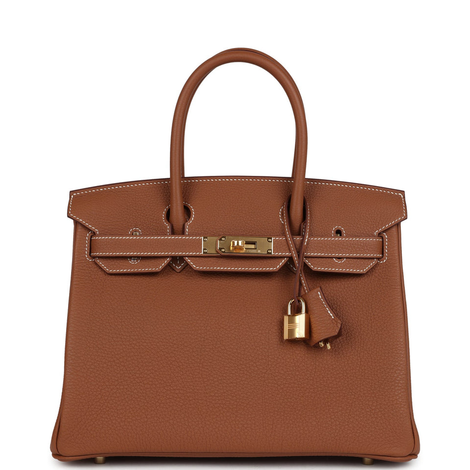 Hermes Birkin 30 Gold Togo Gold Hardware