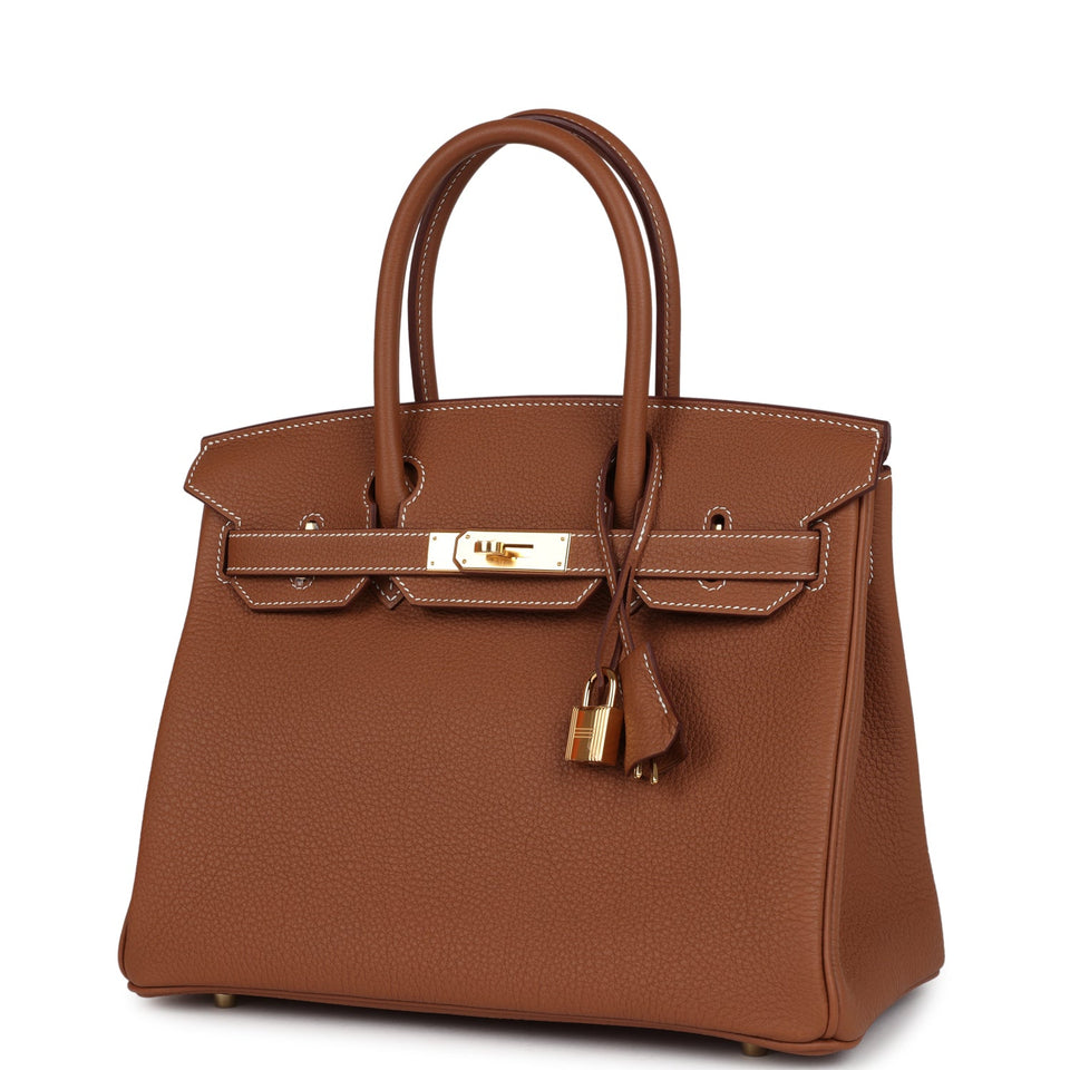 Hermes Birkin 30 Gold Togo Gold Hardware