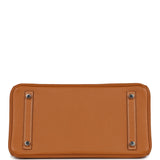 Preowned Hermes Birkin 30 Toffee Epsom Palladium Hardware