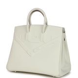 Hermes Birkin Shadow 25 Mushroom Swift Palladium Hardware
