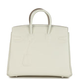 Hermes Birkin Shadow 25 Mushroom Swift Palladium Hardware