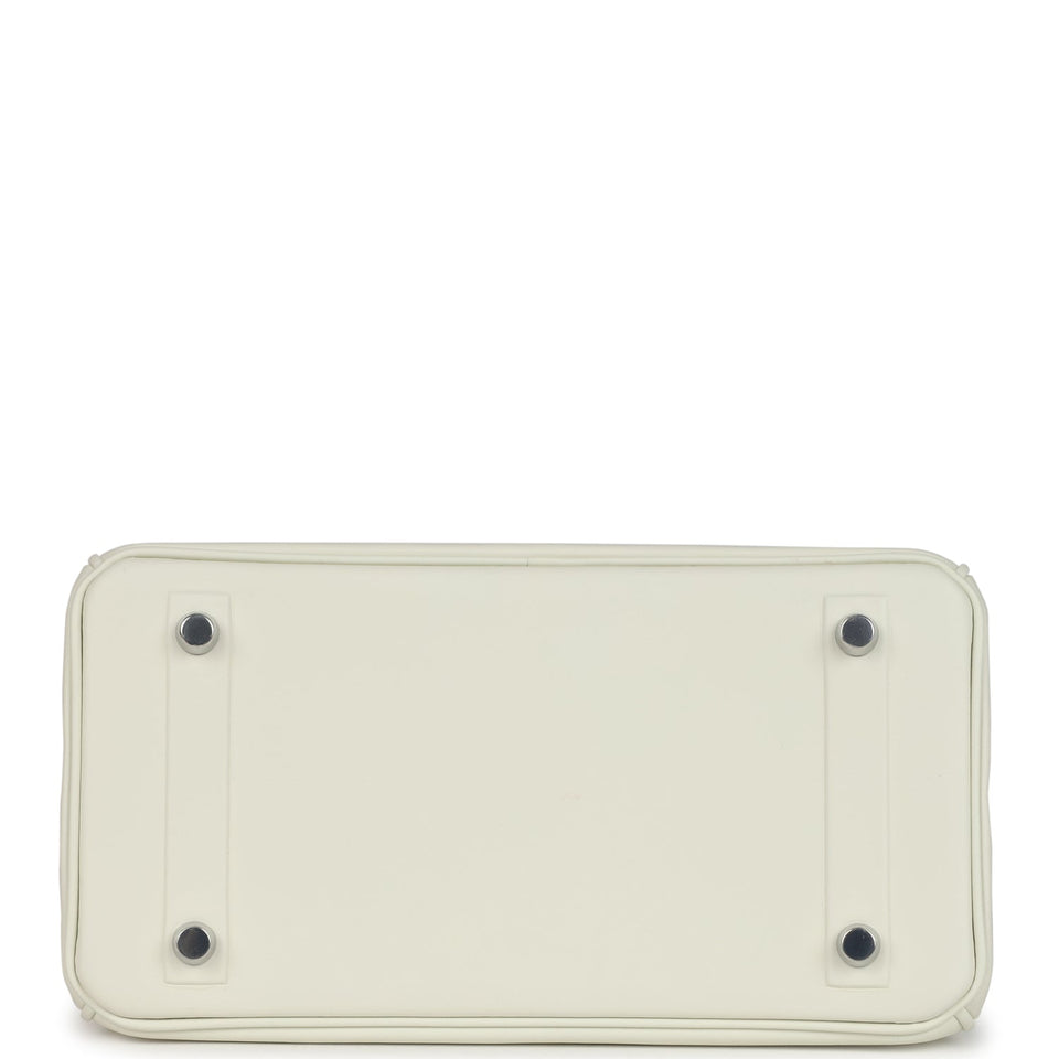 Hermes Birkin Shadow 25 Mushroom Swift Palladium Hardware