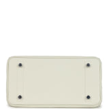 Hermes Birkin Shadow 25 Mushroom Swift Palladium Hardware