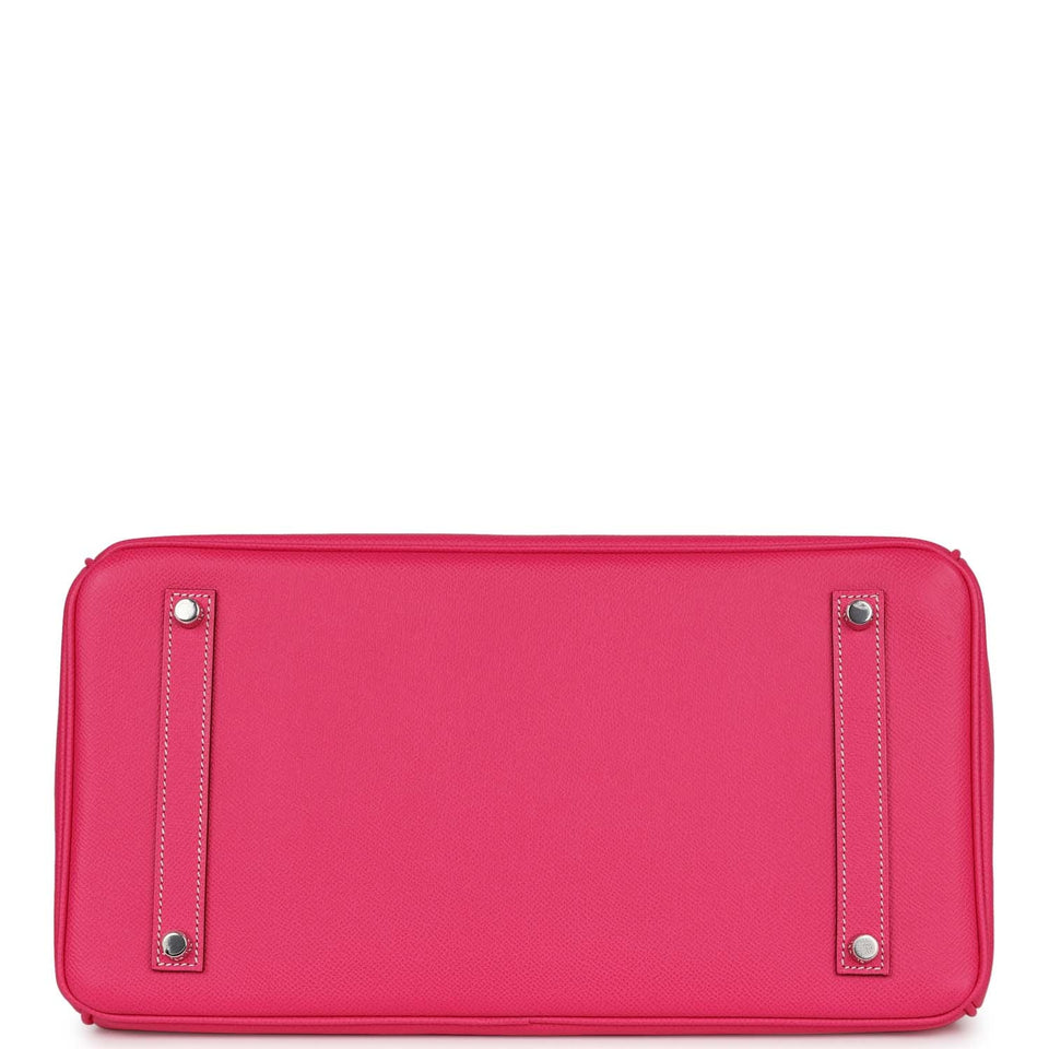 Hermes Birkin 35 Rose Tyrien Epsom Palladium Hardware