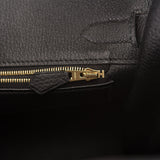Hermes Birkin 30 Black Togo Gold Hardware