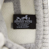 Hermes "Classic Avalon" Ecru and Gris Clair Blanket