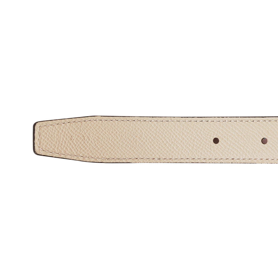 Hermes 24mm Reversible Rouge H/White Constance H Belt 85cm Gold Buckle