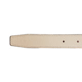 Hermes 24mm Reversible Rouge H/White Constance H Belt 85cm Gold Buckle
