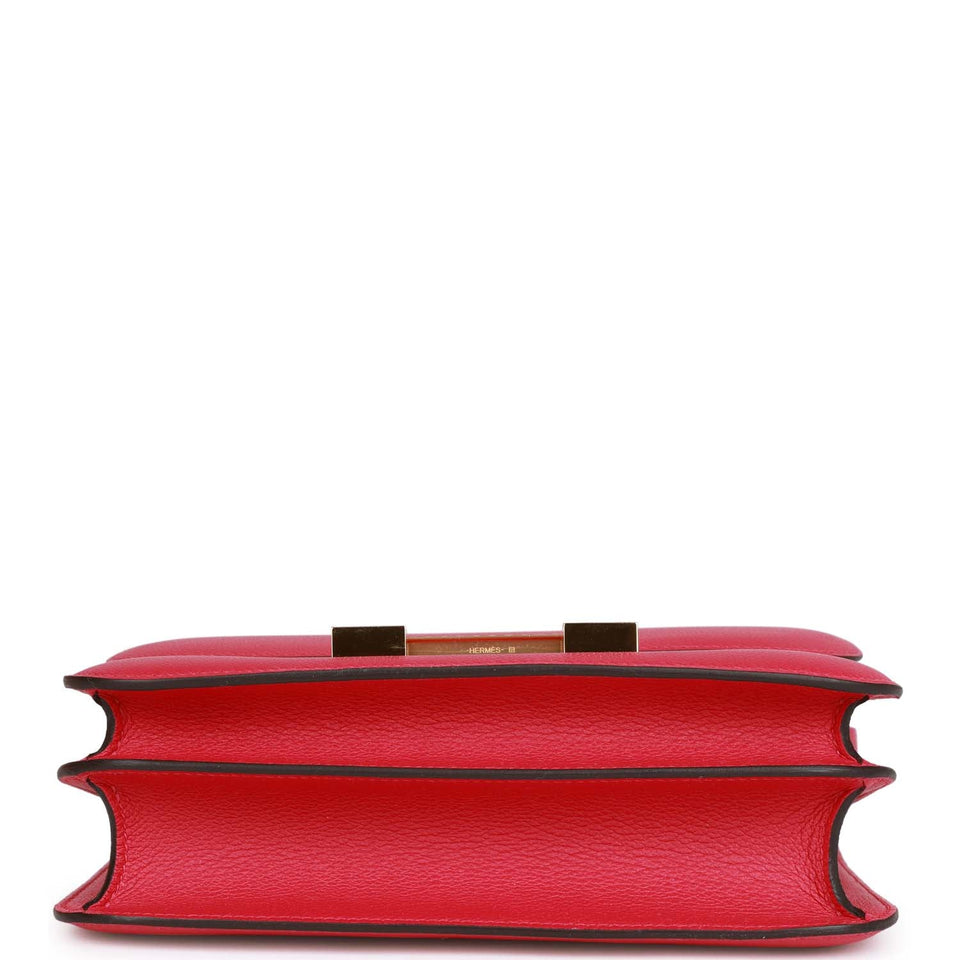 Hermes Constance 24 Framboise Evercolor Gold Hardware