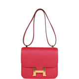 Hermes Constance 24 Framboise Evercolor Gold Hardware