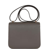 Hermes Constance 18 Gris Meyer Epsom Gold Hardware