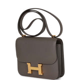 Hermes Constance 18 Gris Meyer Epsom Gold Hardware