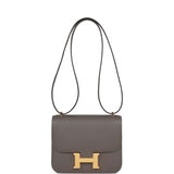 Hermes Constance 18 Gris Meyer Epsom Gold Hardware