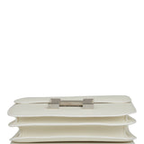 Hermes Constance 18 White Evercolor Palladium Hardware