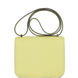 Hermes Constance 18 Jaune Bourgeon Chevre Palladium Hardware