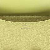 Hermes Constance 18 Jaune Bourgeon Chevre Palladium Hardware