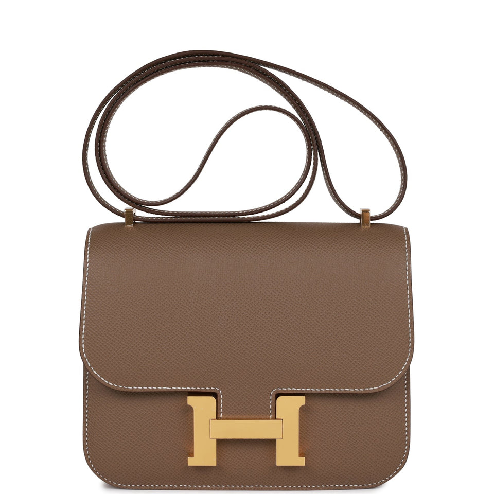 Hermes Constance 1-18 Etoupe Epsom Gold Hardware