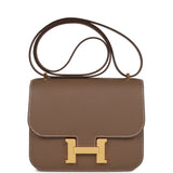 Hermes Constance 1-18 Etoupe Epsom Gold Hardware