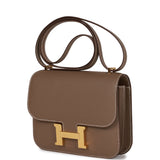 Hermes Constance 1-18 Etoupe Epsom Gold Hardware