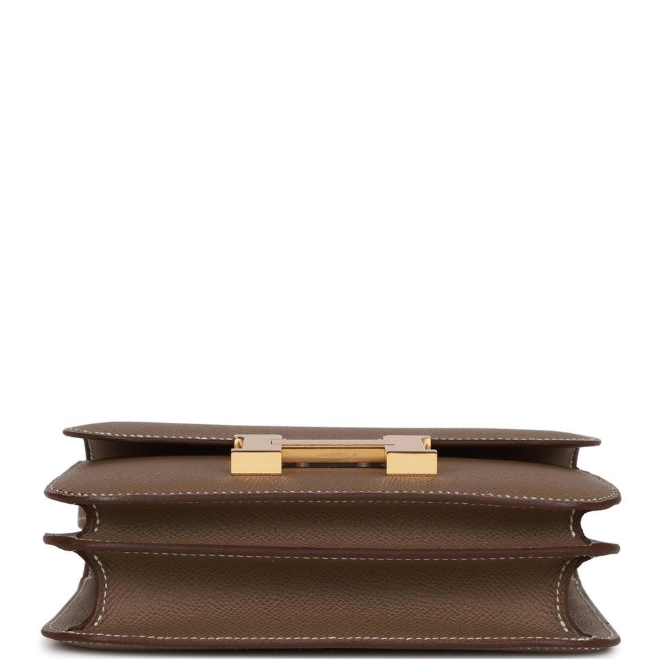 Hermes Constance 1-18 Etoupe Epsom Gold Hardware