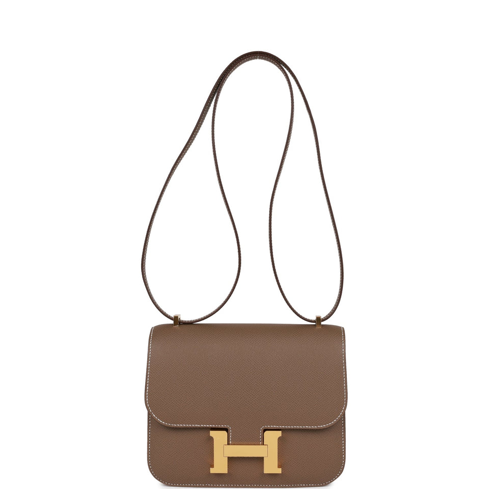 Hermes Constance 1-18 Etoupe Epsom Gold Hardware