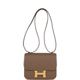 Hermes Constance 1-18 Etoupe Epsom Gold Hardware