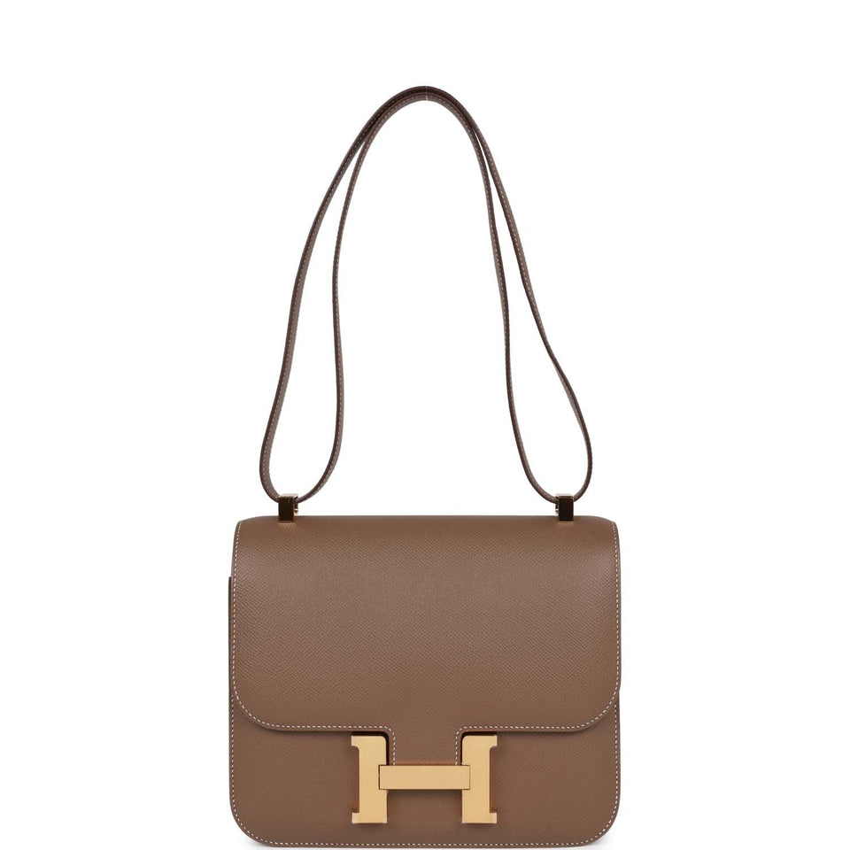 Hermes Constance 24 Etoupe Epsom Gold Hardware