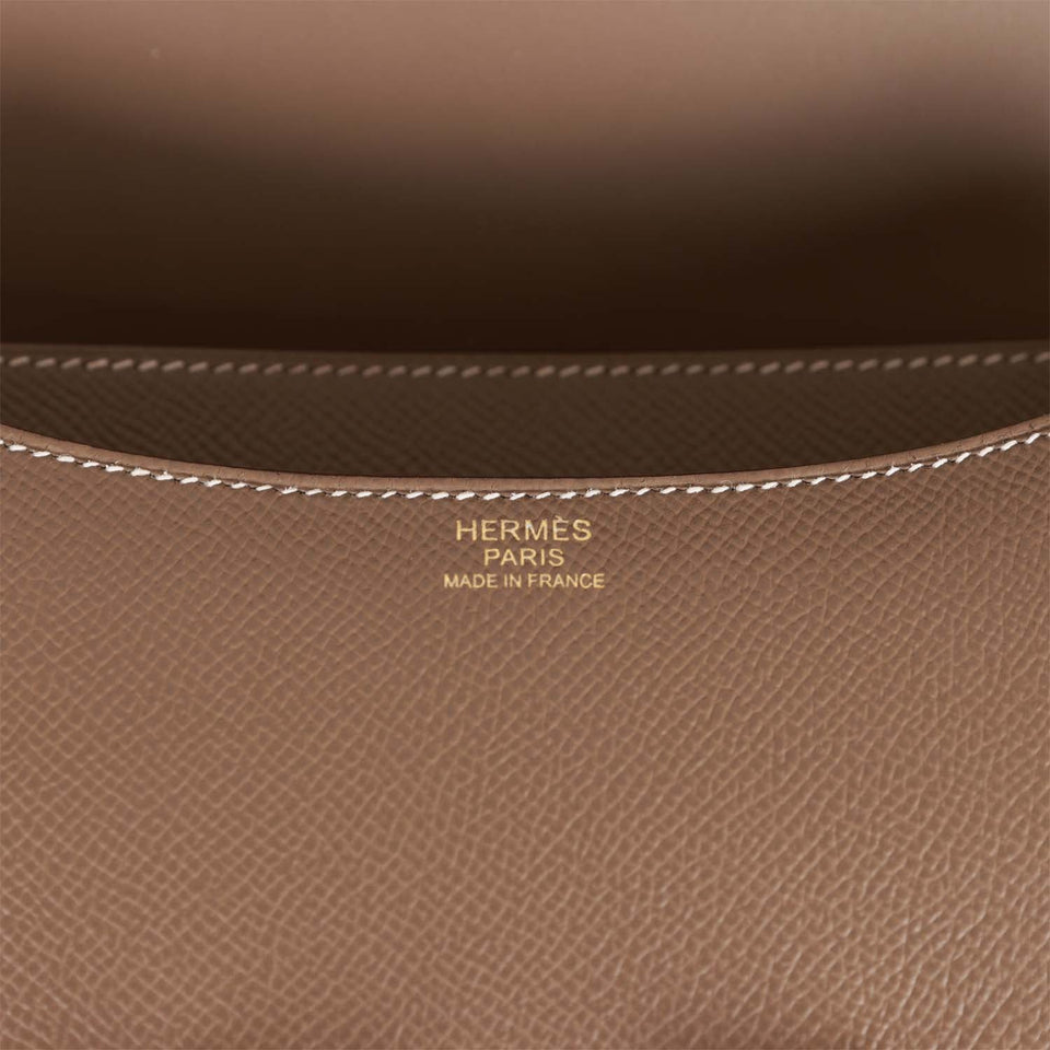 Hermes Constance 24 Etoupe Epsom Gold Hardware