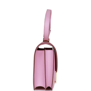 Hermes Constance 24 Mauve Sylvestre Epsom Rose Gold Hardware