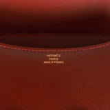 Hermes Constance 1-18 Rouge H Box Gold Hardware